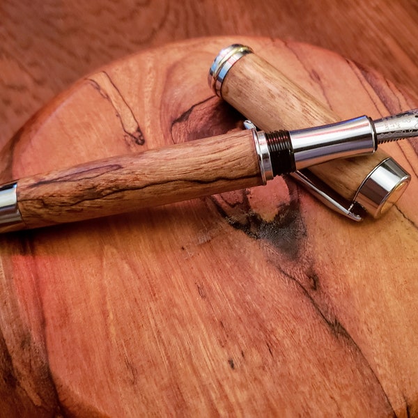 Texas Live Oak Hand Turned fountain pen