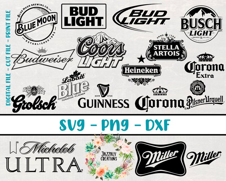 Download Beer Logo SVG Bundle Beer Logo png Beer svg Coors light | Etsy