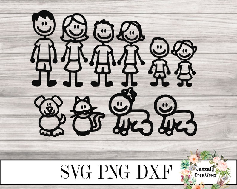 Download Stick Family svg Stick Family Car Decal Cricut svg Cut ...