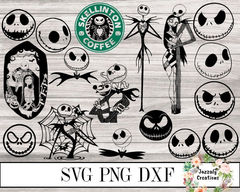 Download Nightmare Before Christmas svg Jack and Sally svg Jack | Etsy