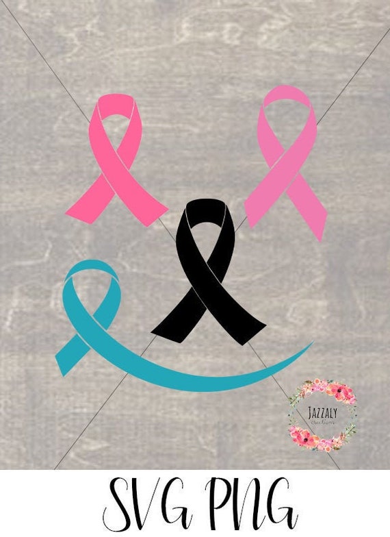 Cricut Cancer Ribbon Svg