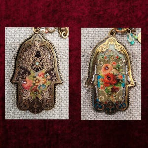 Michal Negrin Hamsa Necklace - Etsy