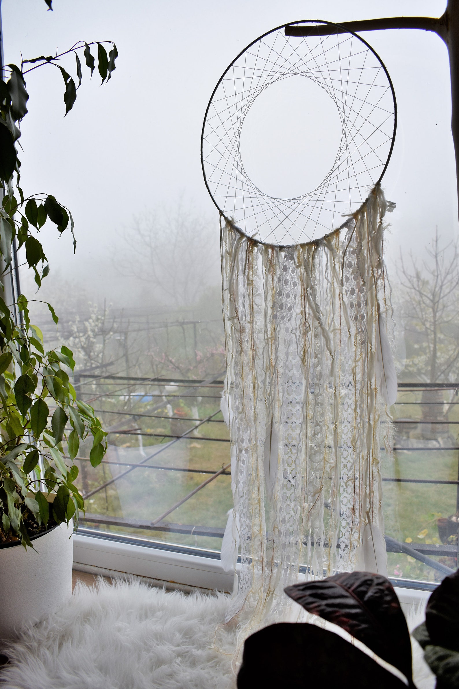 Dream catcher decor Neutral bedroom decor Dream catcher set | Etsy