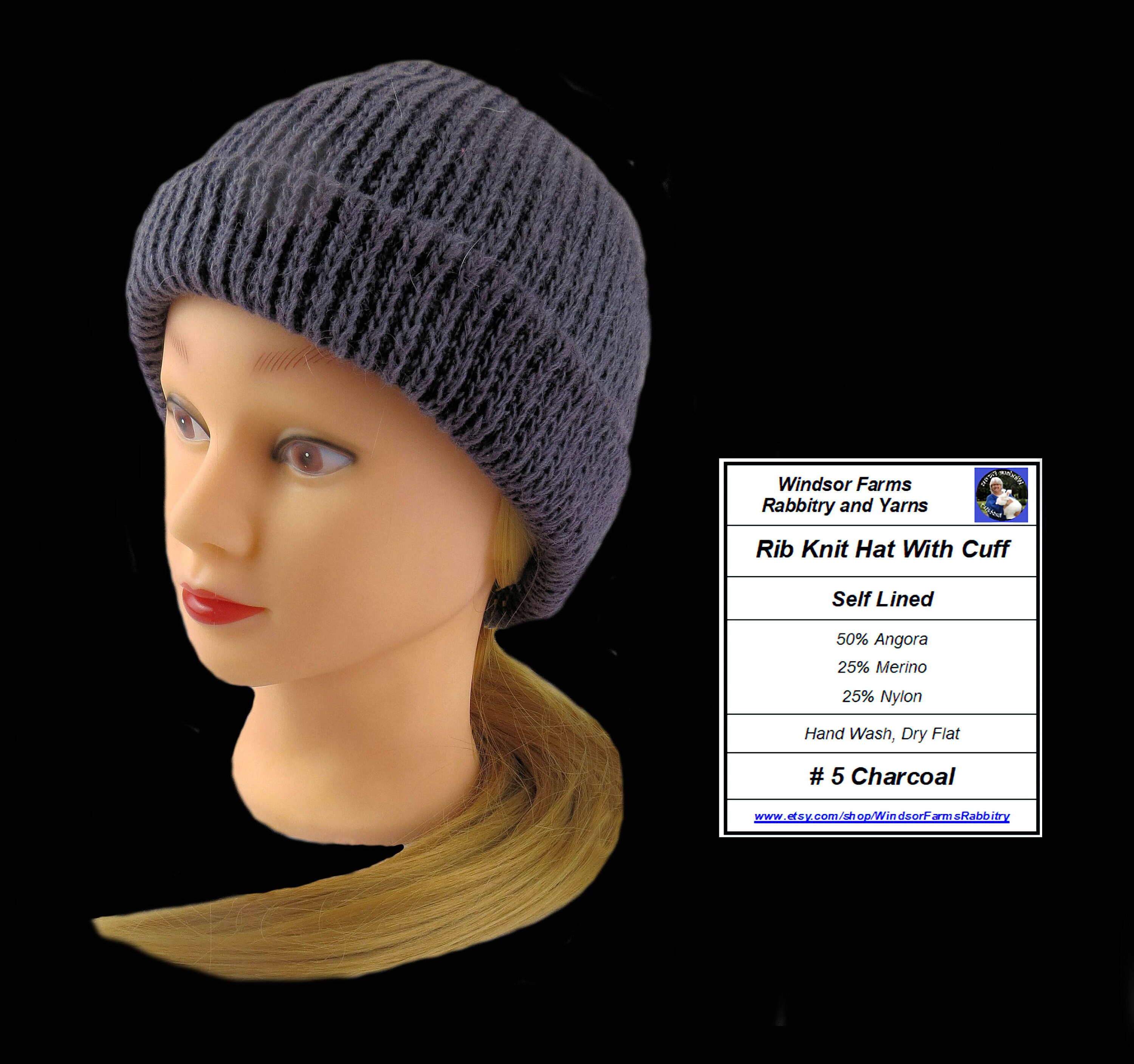 【Muhlbauer】HAND KNIT RIB CAP Mühlbauer RIB CAP Knit Cap Hat Wool Orange Navy 23095450000330 /MI