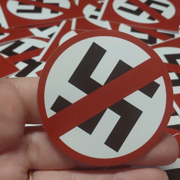 No Profit / Anti-Nazi Stickers / Set of 4 / Anti ICE Anti Trump / Protest