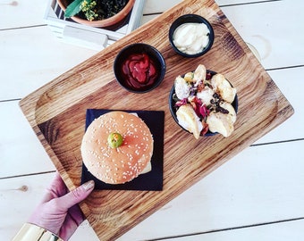 Wooden tray - Solid Oak