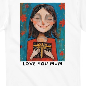 ARTWear LOVE YOU MUM Schweres Unisex T-Shirt mit Rundhalsausschnitt | Gildan® 5000