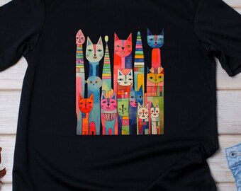 ARTWear Succulent CATS3 Shirt - Classic Shirt for Women and Men - Mens Cool Trending Tshirts - Cute Vintage Gift for Her -Unique Classic Tee
