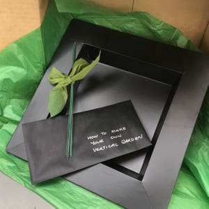 2 Vertical Garden Kits and postage for just one - with planter, wires for grid, no succulents, for creative plant lovers, online tutorial
