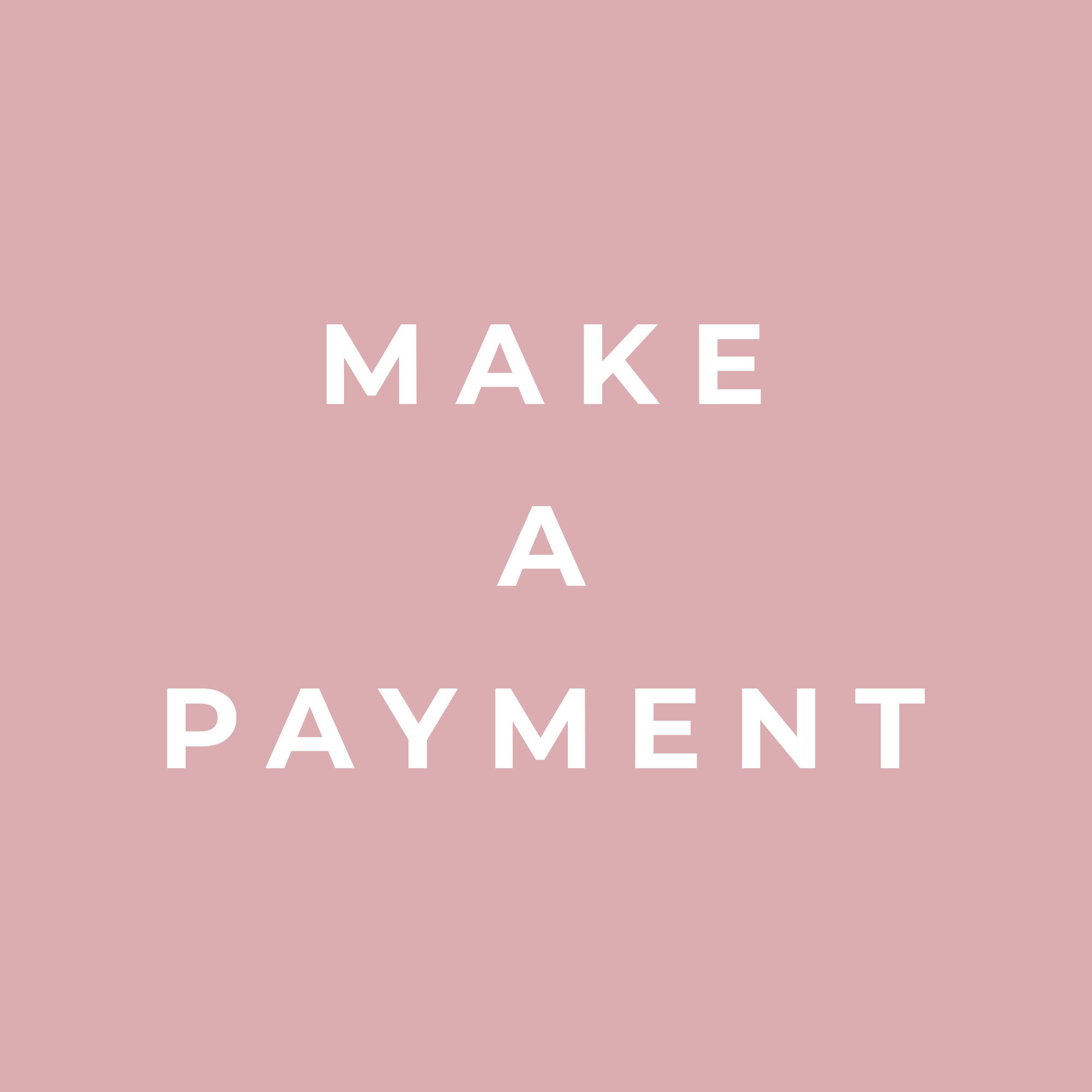 Make A Payment Etsy