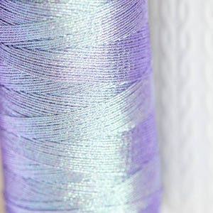 Metallic Iridescent Blue Sewing Thread 0.6mm, x 10m (G0974)