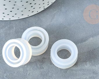 23mm resin ring mold for making decorative rings, jewelry making with resin inclusions, x1 G7992