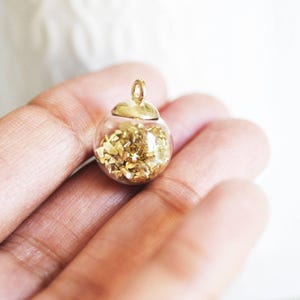 Bulle verre pour créations pendentif 14mm, x2 (G5369)