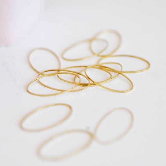 50 Bails Flower Connectors European Golden Holder Clasp Fit 3mm Leather Cord