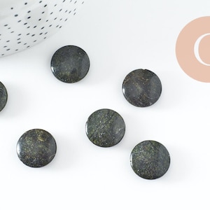 Natürliche grüne Spitzenjaspis-Rundperle 18 mm, Steinperlen zur Herstellung von Natursteinschmuck, x5 G5157