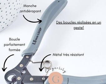 1.5mm Loop Forming Pliers - One Step Looper BEADSMITH, x1 (G8754)