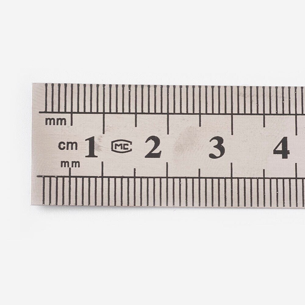 1 PCS Clear Writing Stencil Ruler Simple Transparent Straight Line Ruler  Scribing Free Lines Markings Ruler