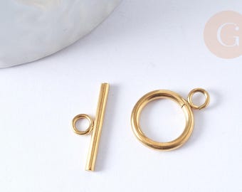 Lot De 20 Supports Boucle Dormeuse 20x9 Mm - Acier Inoxydable Doré - Crochets Pour Bijoux - Neuf