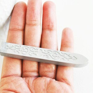 Bastoncino di ceralacca in argento senza stoppino, x1 x1 G4939