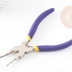 Jewelry making pliers, round tip, carbon steel, x1 (G4103)
