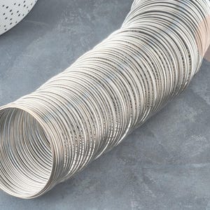 55mm platinum stainless steel shape memory wire, x10 turns (G7208)