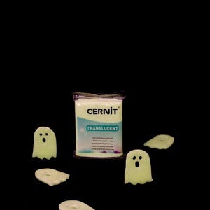 Cernit TRANSLUCENT Polymer Clay - Phosphorescent x56g (G10449)