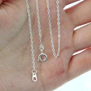 Chaine complète argentée forçat, chaine collier, chaine argent, chaine complète,chaine argentée, 70cm, l'unité,G851