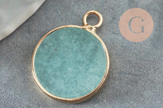 Pendentif Cigale En Jade Bleu Clair De 5.4 Cm - Neuf, Parfait état, Symbole De Renaissance