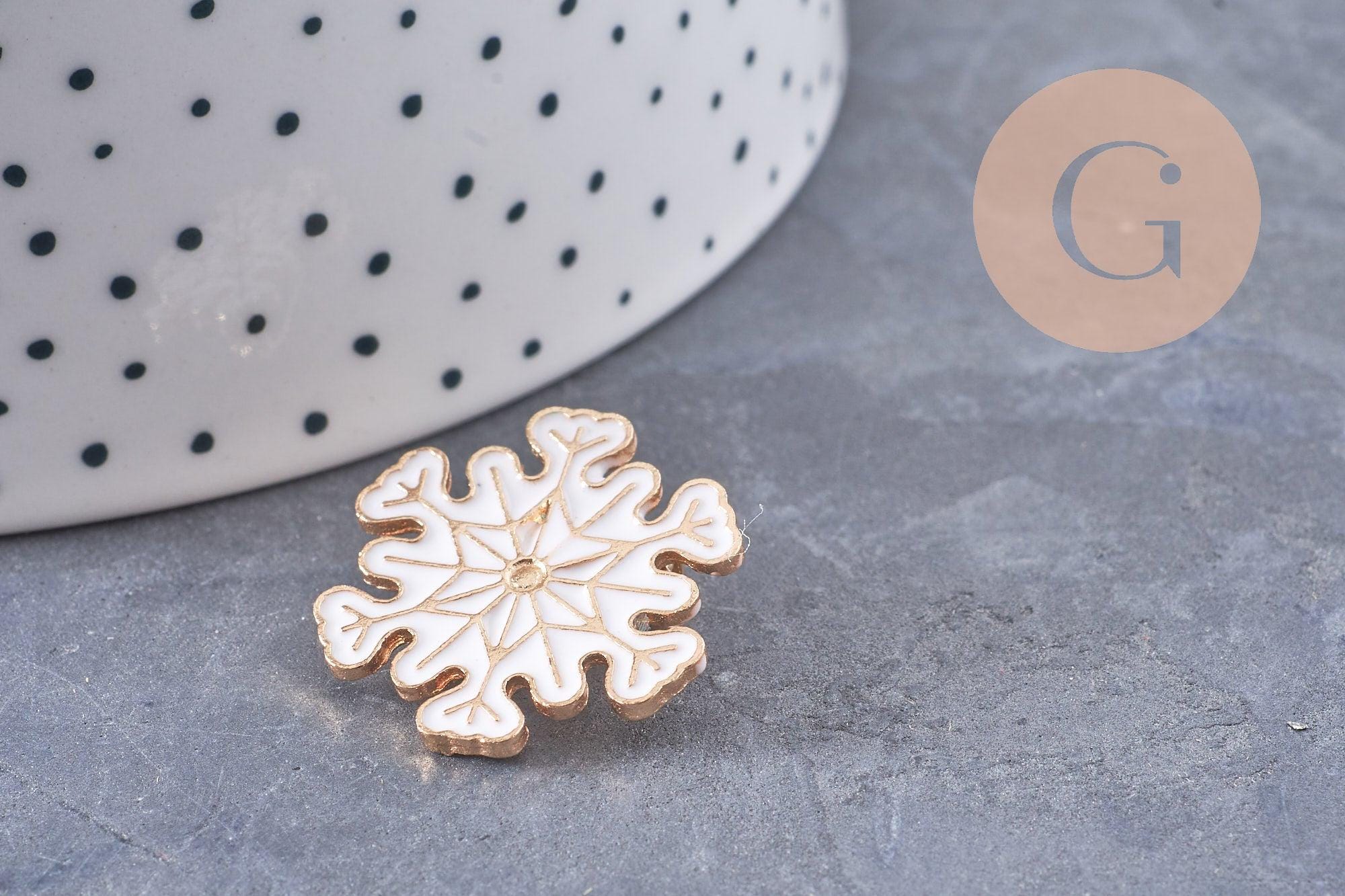 Broche Noël Femme Père Noël, Lune, Sapin, Flocon - Alliage émaillé - Bijou De Fête, Cadeau Nouvel An