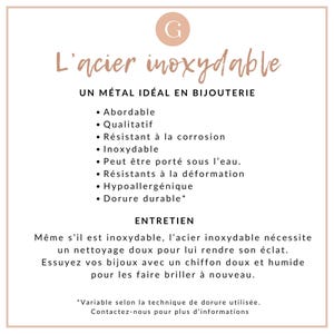 Collier chaine maille complète acier 304 inoxydable dorée 14k 3mm/45cm, x1 (G0580)