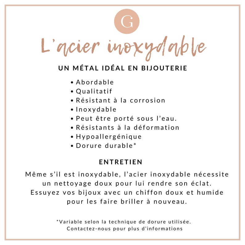 Collier chaine maille complète acier 304 inoxydable dorée 14k 3mm/45cm, x1 (G0580)