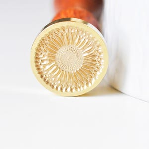 Timbro in metallo con dente di leone, ceralacca, sigilli personalizzati per inviti di nozze fai da te, 25 mm x 1 G4944