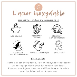 cabochon coquillage acier inoxydable platine 18.5mm, x1 (G10193)