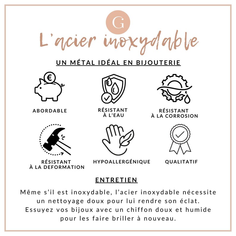 cabochon coquillage acier inoxydable platine 18.5mm, x1 (G10193)