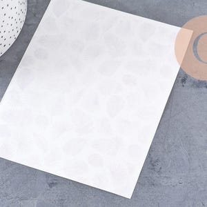 Foglio di trasferimento polimerico – Fogli grigi 14x10 cm, x1 (G10777)