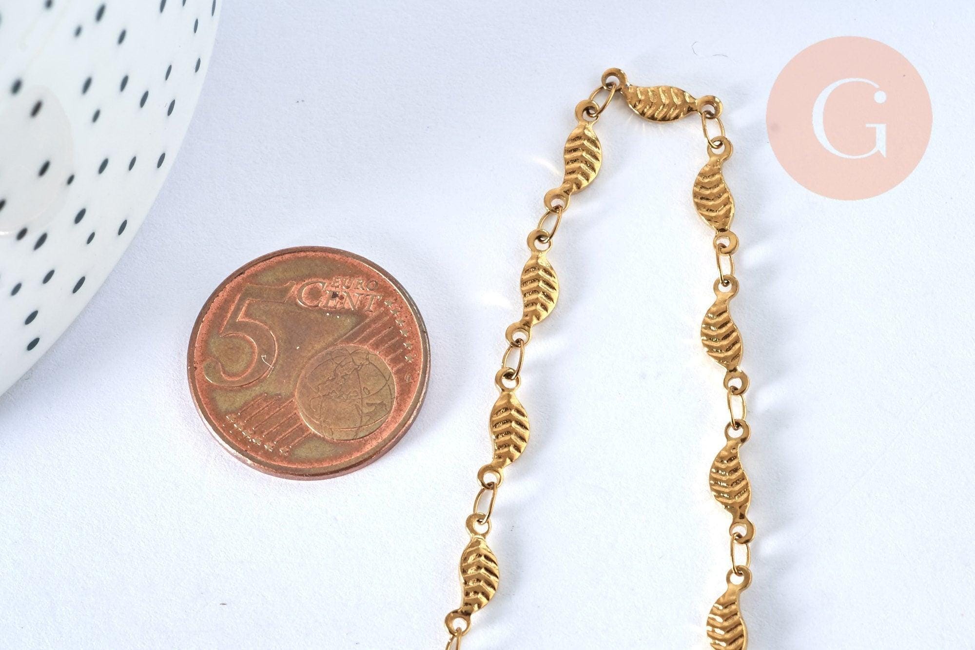 Collier Doré Fantaisie - Réf. 15673J - Occasion, Parfait Pour Accessoiriser