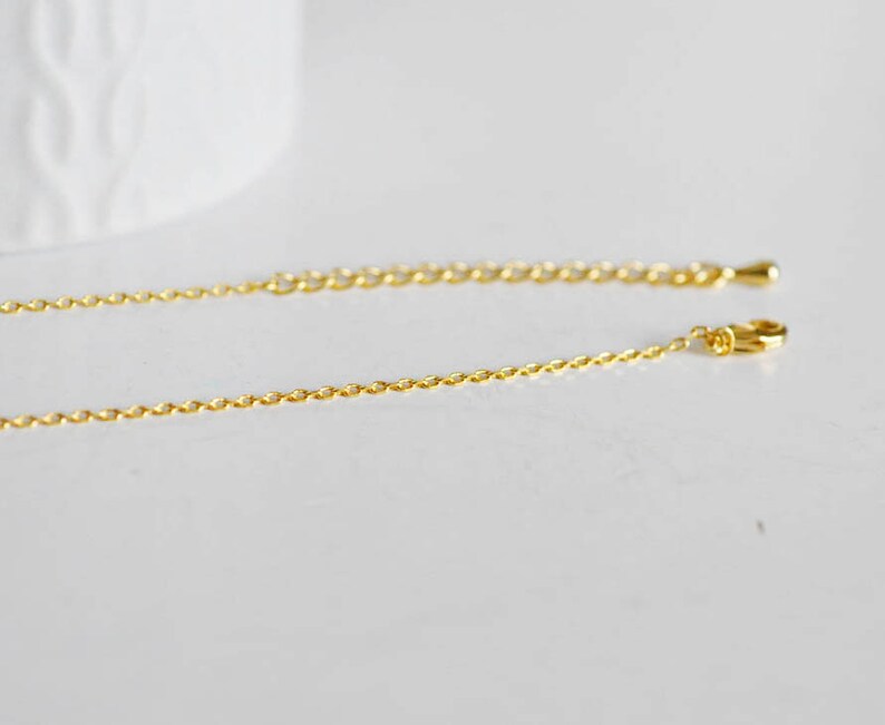 Gold chain gold 16K creative supplychain necklacejewelry Etsy