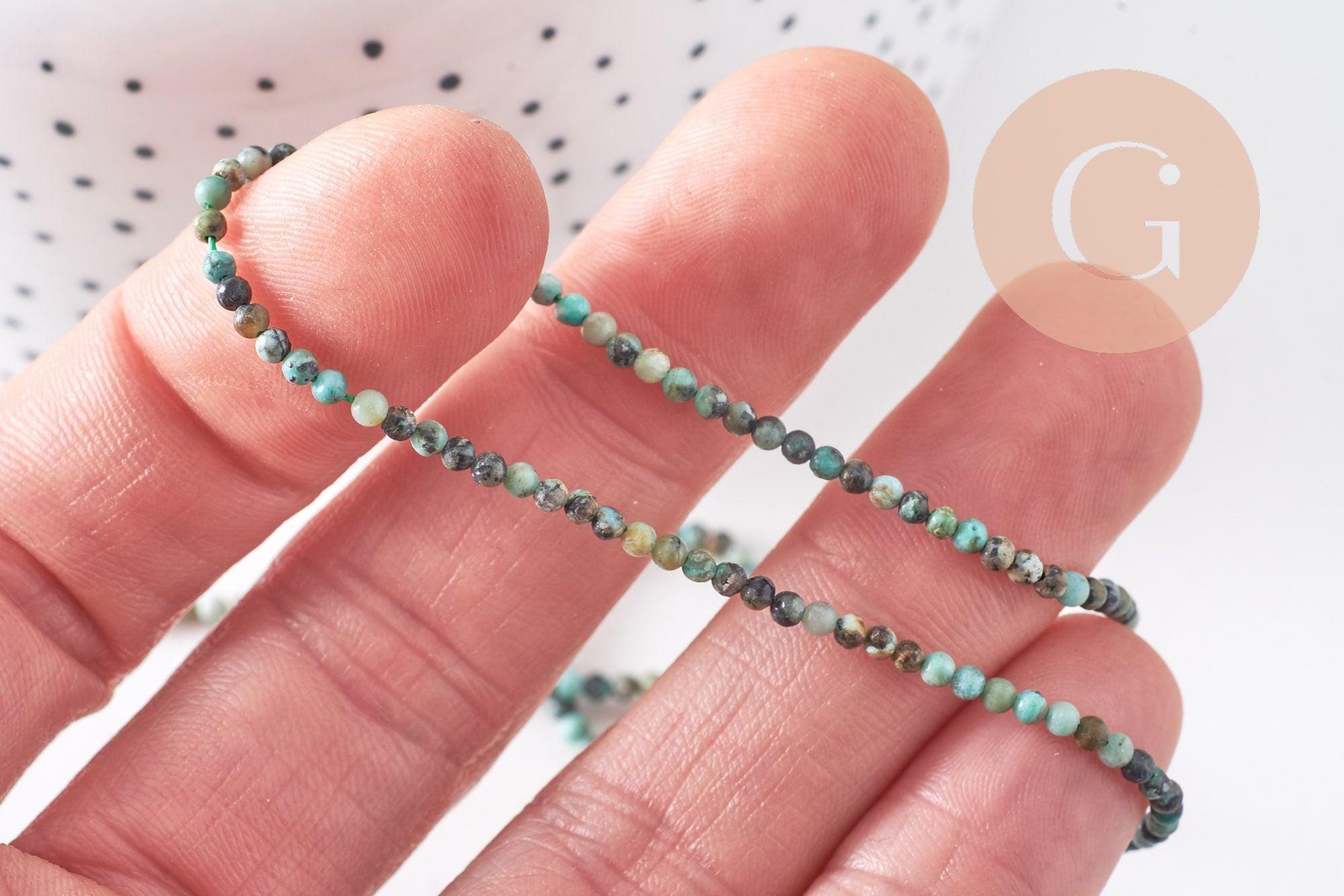 Perle Turquoise Africaine, Fournitures Créatives, Perle Turquoise