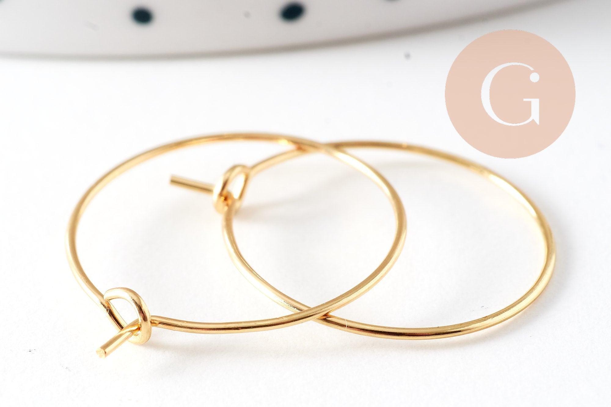 Creole Oro Donne GOOD.designs, Acciaio Inossidabile Placcato 18K, Impermeabili, Ipoallergeniche, 20 O 28 Mm