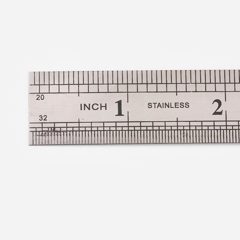 Règle en métal, 15 cm – Equation : Calculs et mesures