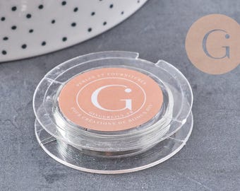 Alambre de cobre plateado de 0,3 mm, 1 rollo de 10 metros (G4541)