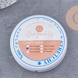 Fil élastique nylon transparent rond 0.5mm, bobine de 12.5m x1 (G2952)