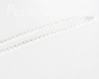 Silver rollo chain, creative supply, chain jewelry, creating jewelry, wholesale chain, 2.7 mm, 1 meter