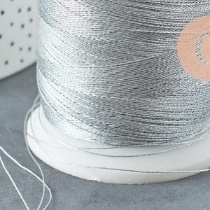 Filo metallico argentato da 0,4 mm, 5 metri (G1860)