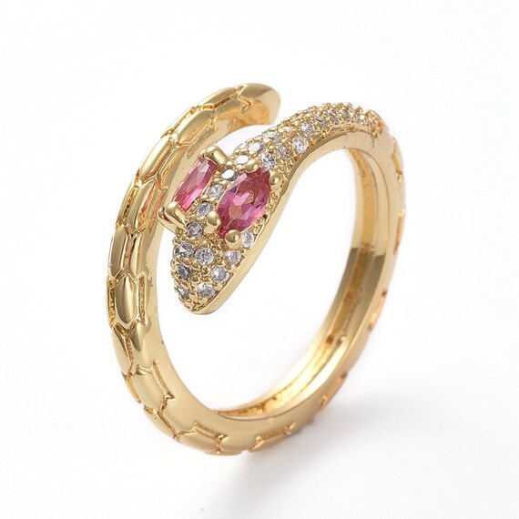 brass ring Adjustable golden ring minimalist jewelry jewelry creation 18mm