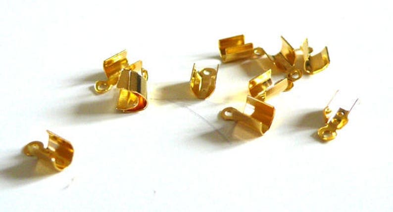 Tips rope metal gold pinch chain creative supplies supplies gold creating jewelry set of 10.7 mm finish finish Ribbon