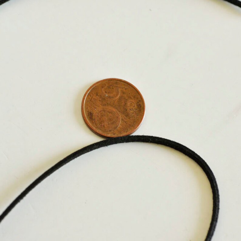 brown suede cord sequin cord 4mm width leather cord 1 metre length,G3015 jewelry creation jewelry cord