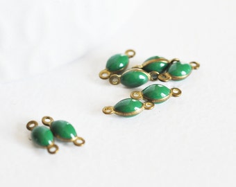 10Pcs Raw Brass beauty girl charme connecteurs pendentifs pour bijoux boucle d/'oreille Making