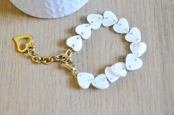 Nacre Star & Moon Bracelet | Handmade Jewelry | Cara O Sello