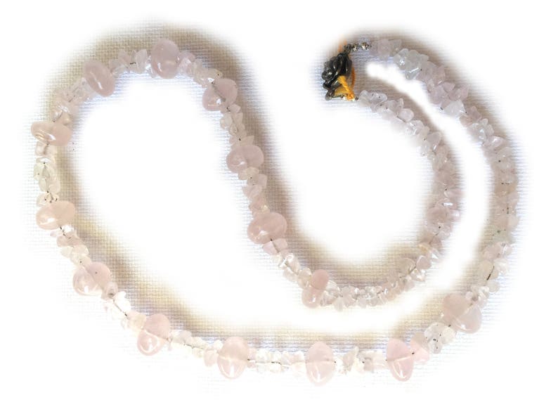 Rose Quartz Beaded Necklace